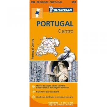 Mapa Regional Portugal Centro - Michelin