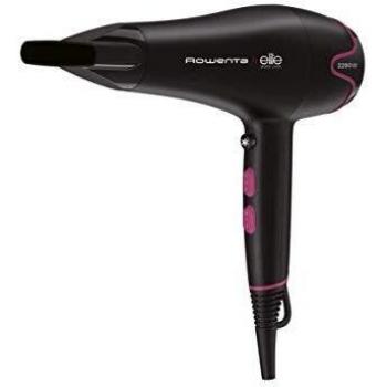 Rowenta Secador Motion Dry CV5712 - Secador de Pelo de 2200 W, Incluye Boquilla Concentrador, 6 Ajustes de Velocidad/Temperatura, Golpe Aire Frío, Rejilla Extraíble, Secado Rápido