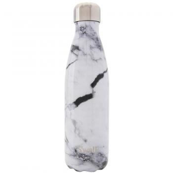 Swell ELWM-25-B16 Stainless Steel Botella de agua de acero inoxidable, 25 ounces, Mármol Blanco