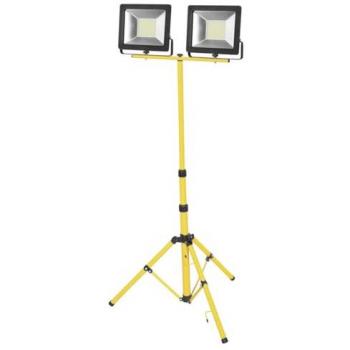 Trípode con proyector LED Matel IP65 2x70W Fría