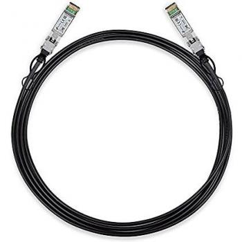 TP-Link TL-SM5220-3M Cable de Fibra Óptica SFP+ DAC Negro