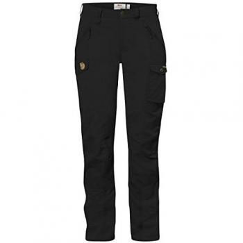 Fjällräven Women's Nikka Curved Trekking Trousers - Black Size 44