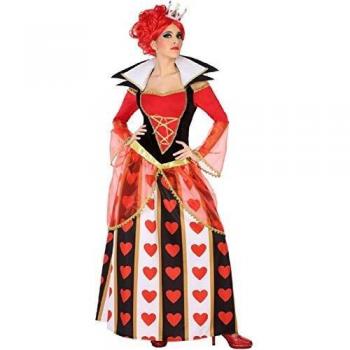 Disfraz Reina de Corazones Mujer Adulto Naranja y Rojo