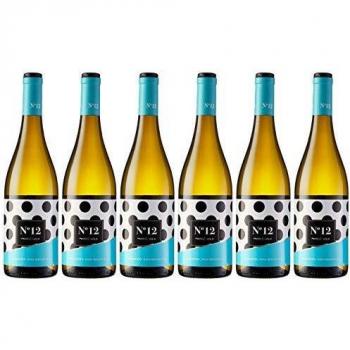 Paco & Lola Nº 12, Vino Blanco - 3 botellas de 750 ml, Total: 2250 ml