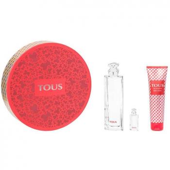 Tous Eau De Toilette Gift Set - 90ml Perfume + 150ml Body Lotion + 4.5ml Miniature Spray