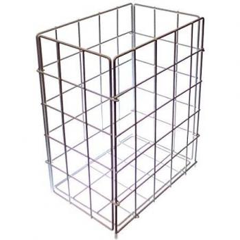 Cubo de basura pequeño de metal 19L, dimensiones H355xW285xD190 mm - Elos
