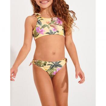 Banana Moon Girls' 2-Piece Bikini - Peanuts Limetropic Design