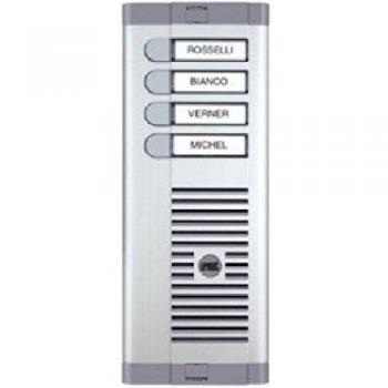 Pulsantiera de 4 botones Urmet 925/104 para instalación empotrada en exterior
