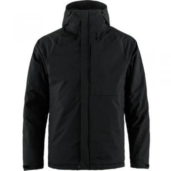 Chaqueta con capucha Fjällräven HC Hydratic Padded Trail negra - Talla L