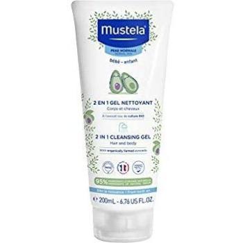 Mustela 2-in-1 Cleansing Gel for Normal Skin, 200 ml (Pack of 1