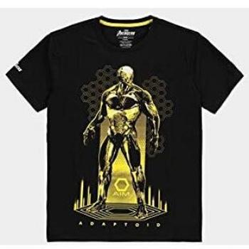 Avengers The Game - Adaptoid Hombre Camiseta Negro L, 100% algodón, Regular