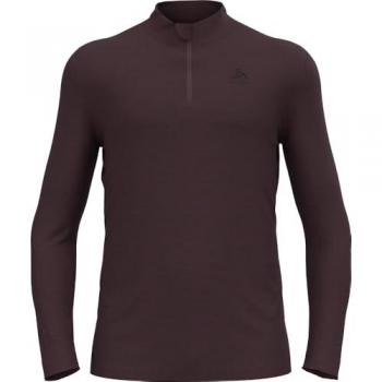 Camiseta interior Odlo Natural Merino 200 manga larga rojo oscuro - S