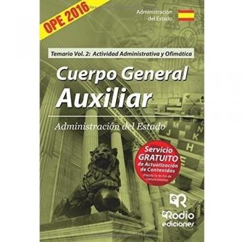 Cuerpo General Auxiliar de la Administración del Estado. Temario Volumen 2.