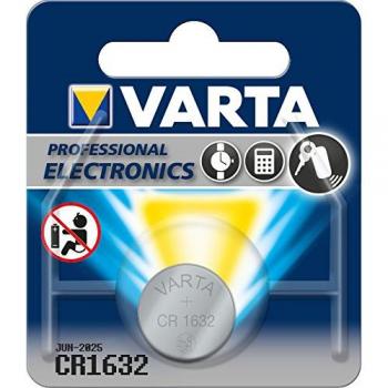 VARTA Batteries Electronics CR1632 Lithium button cell battery 1-pack, Button cells in original blister pack of 1
