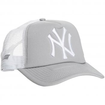 New Era Clean Trucker NEYYAN Gorra, Hombre, Gris/Blanco, OSFA