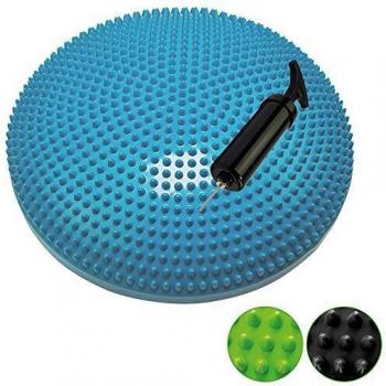 Tunturi Yoga Cojín Equilibrio Inflable, Unisex Adulto, Azul, Talla única