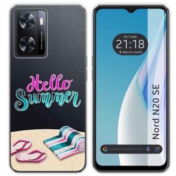 Funda Silicona Transparente Diseño Verano para Oneplus Nord N20 SE