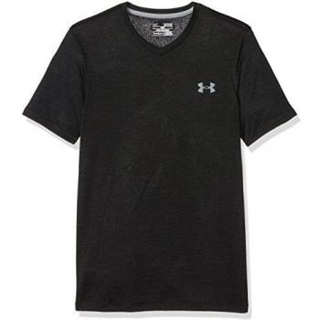 Under Armour UA TECH V-NECK, Camiseta De Manga Corta Para Hombre, Negro