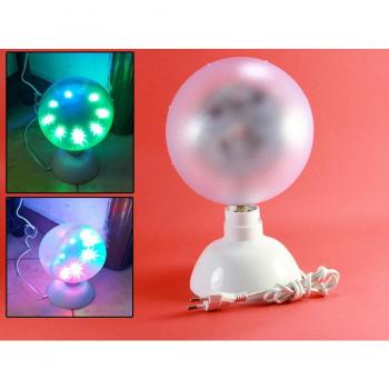 Proyector LED RGB de Cabeza Giratoria 6W con Efectos para Fiestas y Discotecas