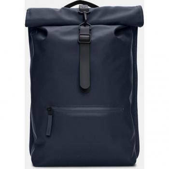 Rains Rolltop Rucksack Large Waterproof Backpack - Navy