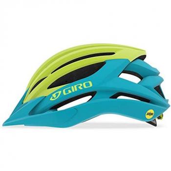 Giro Artex MIPS All Mountain 2019 - Casco para Bicicleta de montaña, Color Amarillo y Turquesa, continuidad, Color Matte Iceberg/Citron, tamaño S