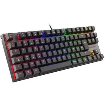 Teclado Gaming Genesis Thor 300 TKL RGB Mecánico Retroiluminación Interruptores Rojos