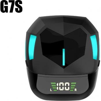 Auriculares Inalámbricos G7S TWS para Juegos con Bluetooth 5.1, Control Táctil, Cancelación de Ruido y Micrófono