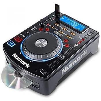 Numark NDX500 - Reproductor de CD/USB y Controlador de Software Independiente con Jog Wheel Sensible al Tacto, Interfaz de Audio, Premapeado para una Profunda Integración con Serato DJ, Color negro