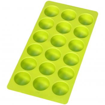 Lékué Cubitera de Caucho, Natural, Verde, 18 cavidades,Redonda