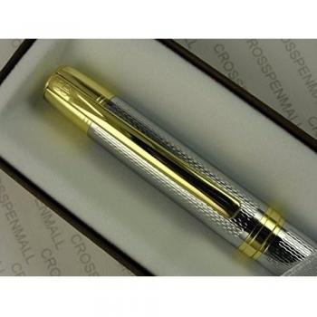 Cross Bill Blass Feathered Diamond Pattern Designer with 23KT Appointments 0.9mm Continuous Twist Lead Pencil by Cross