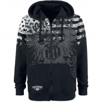 Rock Rebel by EMP From The Ashes Sudadera capucha con cremallera Negro