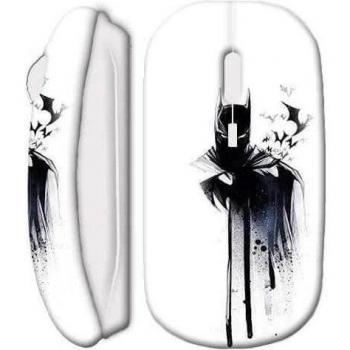 Ratón Inalámbrico Batman Murciélago Blanco
