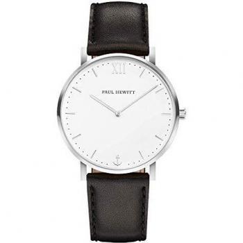 PAUL HEWITT Reloj de Caballero Sailor White Sand - Reloj de Hombre de Acero Inoxidable