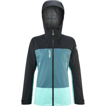 Chaqueta de mujer Kamet Millet - Gore-Tex, color azul cielo