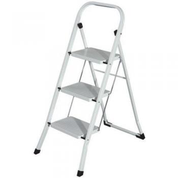 MAURER 23010105 Escalerilla Acero 3 Peldaños Uso Doméstico