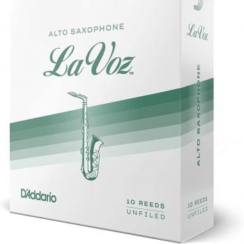 D'Addario La Voz Alto Saxophone Reeds (Box of 10)