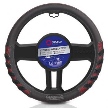 Funda para Volante Sparco S101 INTL Universal Rojo (Ø 37 - 38 cm)