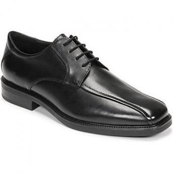 Geox U Brandolf Men's Black Lace-Up Casual Dress Shoes