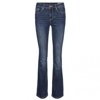 Vero Moda Women's Flared Fit Jeans Flash LI3110 Dark Blue Denim