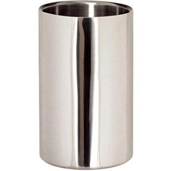 Wine Bottle Cooler Brushed Polished Steel