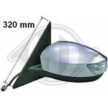 Espejo retrovisor DIEDERICHS 1485225, tipo: espejo retrovisor, características: diseño específico para vehículos, ajuste manual, cristal de alta calidad, fácil instalación