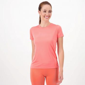 Camiseta de Manga Corta Asics Core para Mujer en Color Rosa