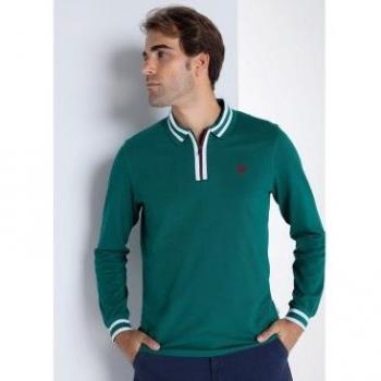 Bendorff - Polo de manga larga con cremallera