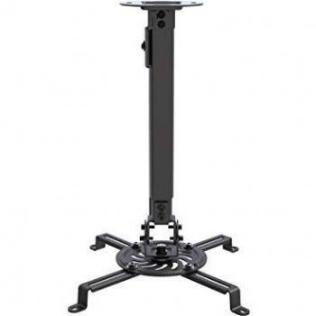 Soporte de Techo Ajustable para Proyector Fonestar SPR-549N, Capacidad hasta 13.5kg, Color Negro