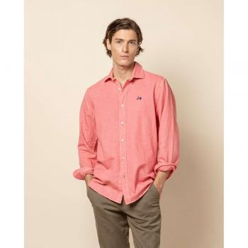 Camisa Scotta Lissome Li-Co para hombre en color rosa
