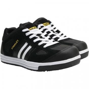 STANLEY® Clothing STCCODY9 Cody Safety Trainers Black/White Stripe UK 9 EUR 43