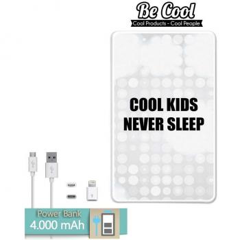 Becool® - Batería Externa Power Bank 4000 mah + Gratis 1 cable USB-MicroUsb