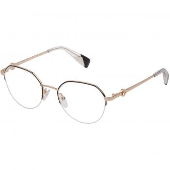 Police VPLD92 Red Men's Eyeglass Frame Ø 53 mm