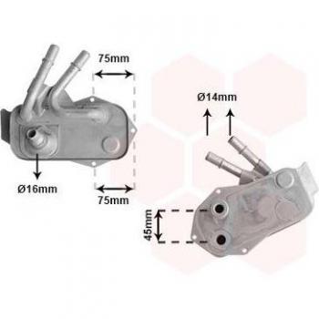 Radiador de aceite para transmisión automática VAN WEZEL 06013733