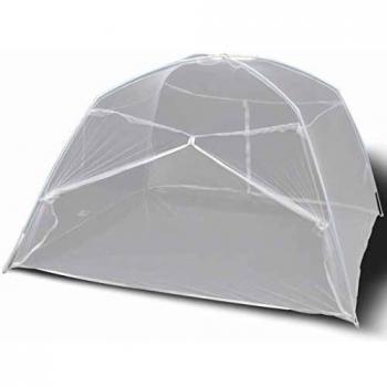 vidaXL Mosquitera Blanca con 2 Puertas Neto Mongolia 200 x 180 x 150 cm